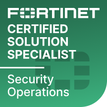 Fortinet Certified Solution Specialist, Security Operations
